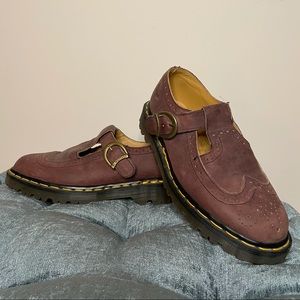 Burgundy Dr Martens Mary Jane